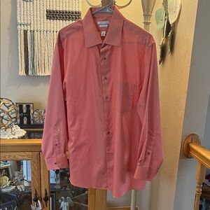 Van Heusen Men's Pink Dress Shirt